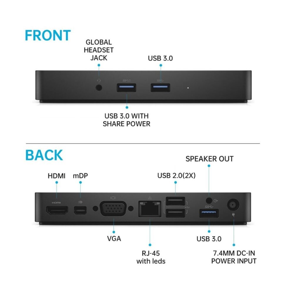 Dockstation Dell Dock-WD15, specifiche tecniche