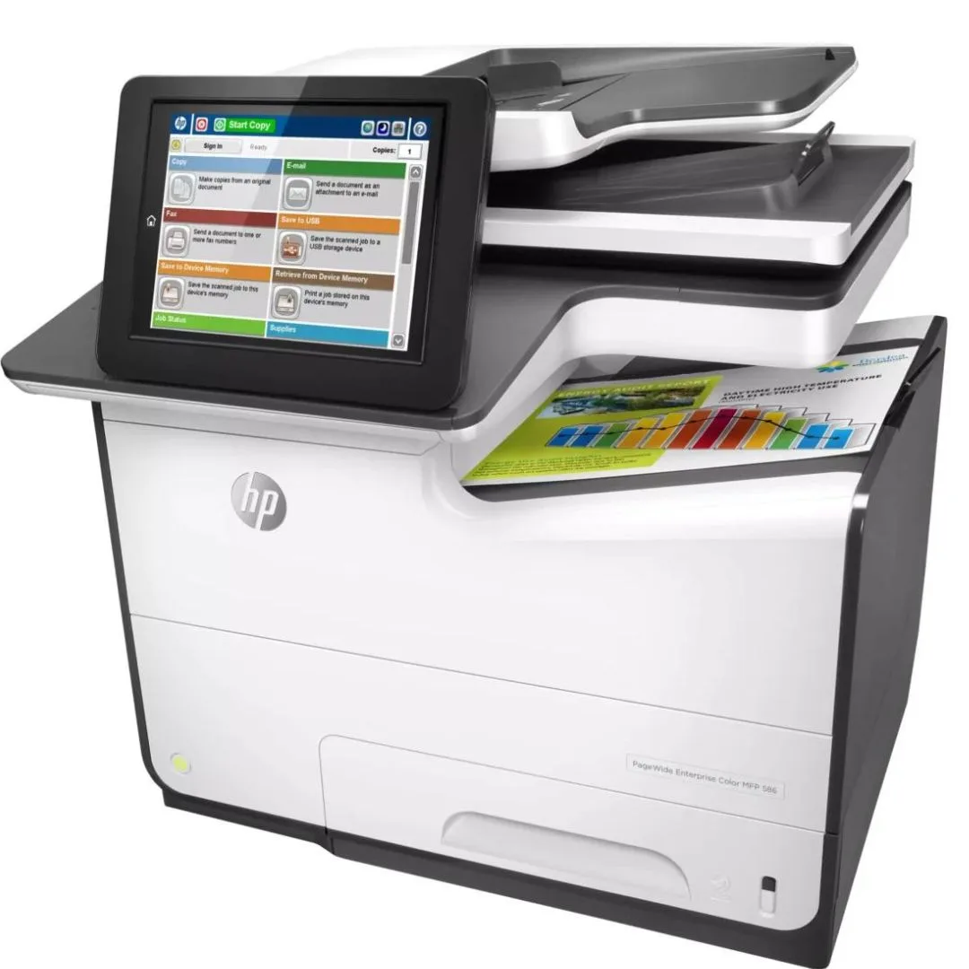 HP PageWide Enterprise Color Flow MFP 586, traverso