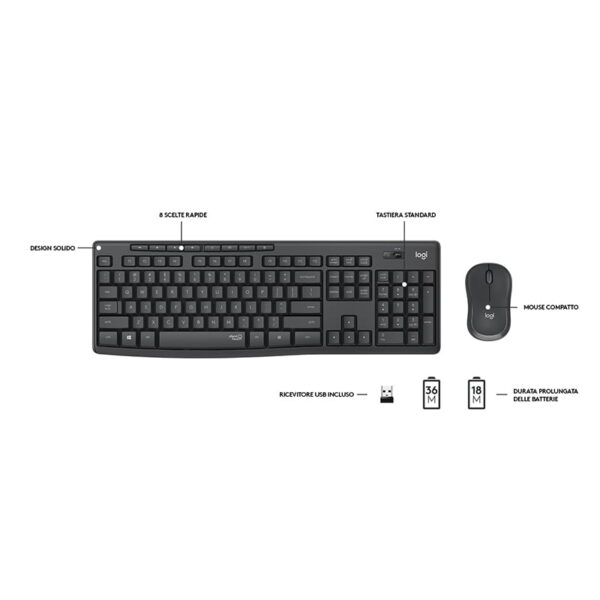 Logitech MK295 Silent Wireless Combo