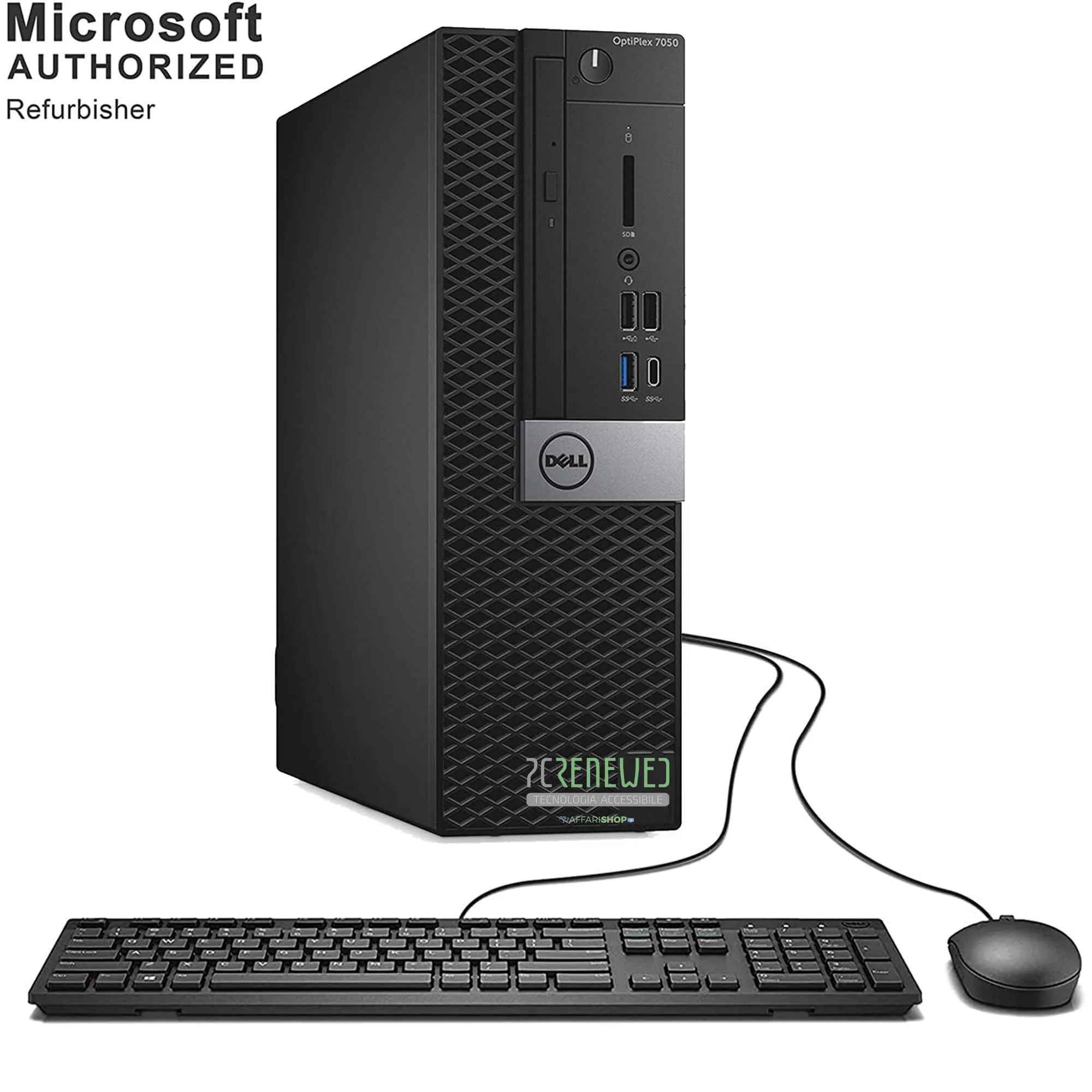 Dell OptiPlex 7050 SFF con Intel Core i7-6700 3.4Ghz | RAM 16GB | SSD 512GB  | Windows 11 Pro (Ricondizionato) (RAM: 16 GB, Capacità e Tipo Stoccaggio:  ...