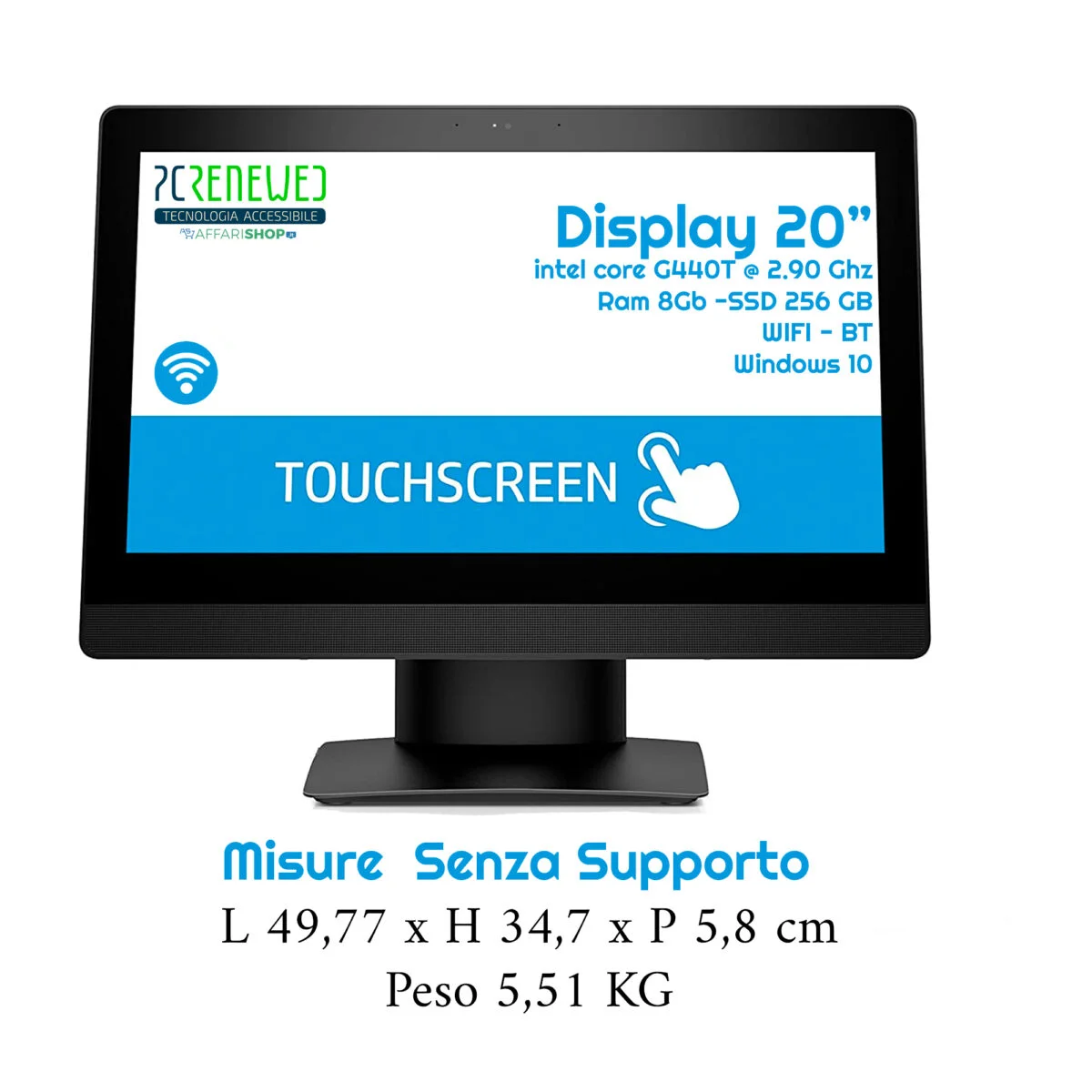 HP 400 G3 All-in-One 20" TouchScreen