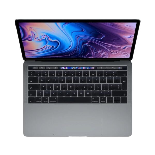 MacBook Pro 13", aperto visto da sopra