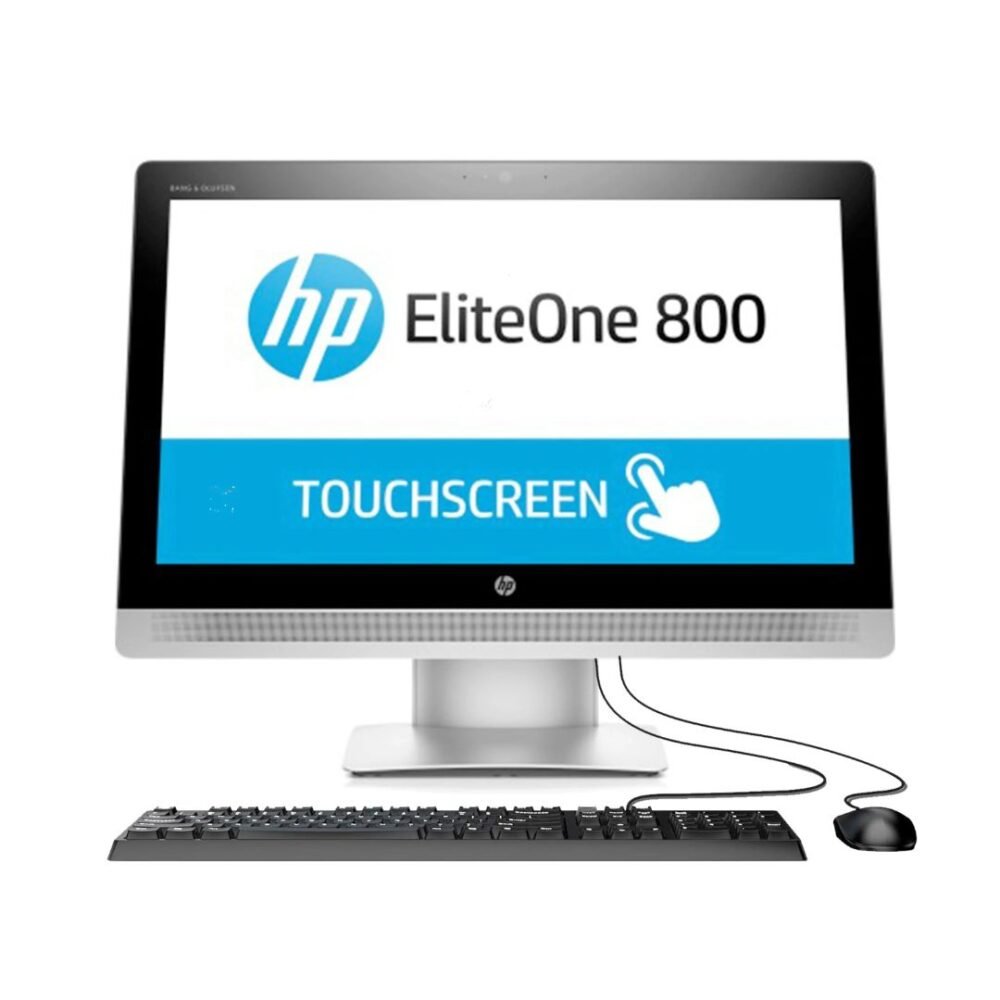 HP EliteOne 800 G2 23.8" Touchscreen, tastiera e mouse cblati