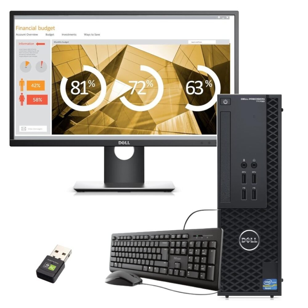 Dell T1700 SFF con Monitor 24"