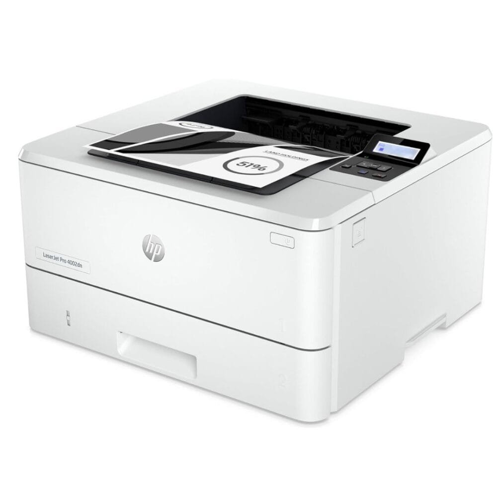 HP LaserJet Pro 4002dn, lato