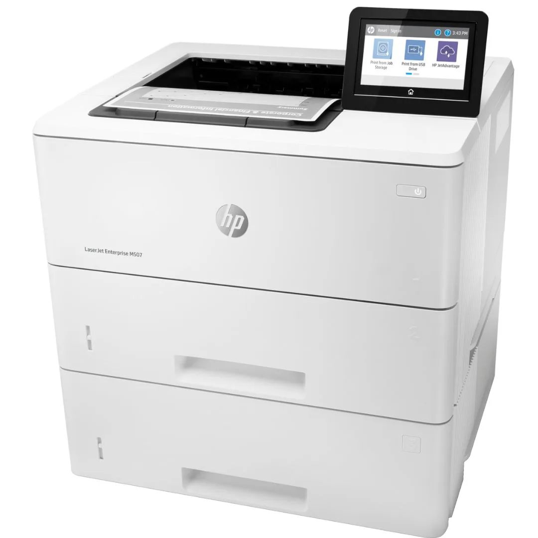 HP LaserJet Enterprise M507x, lato