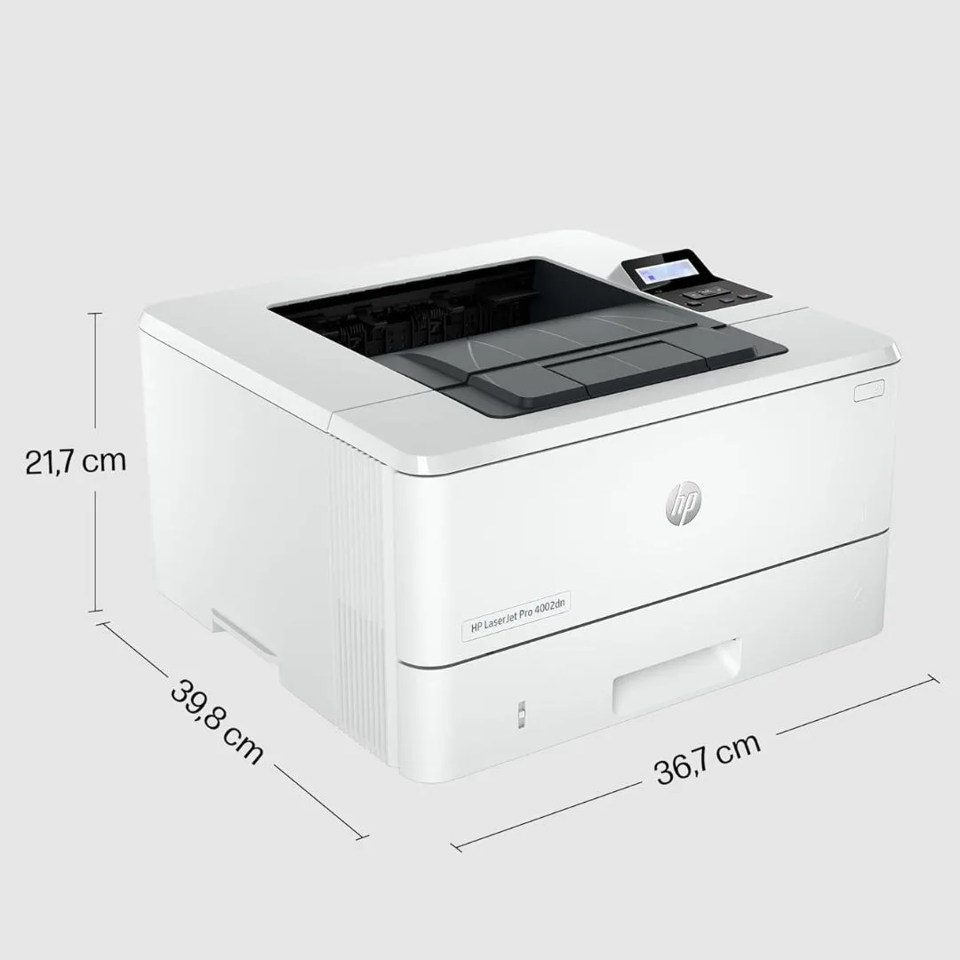 HP LaserJet Pro 4002dn, dimensioni