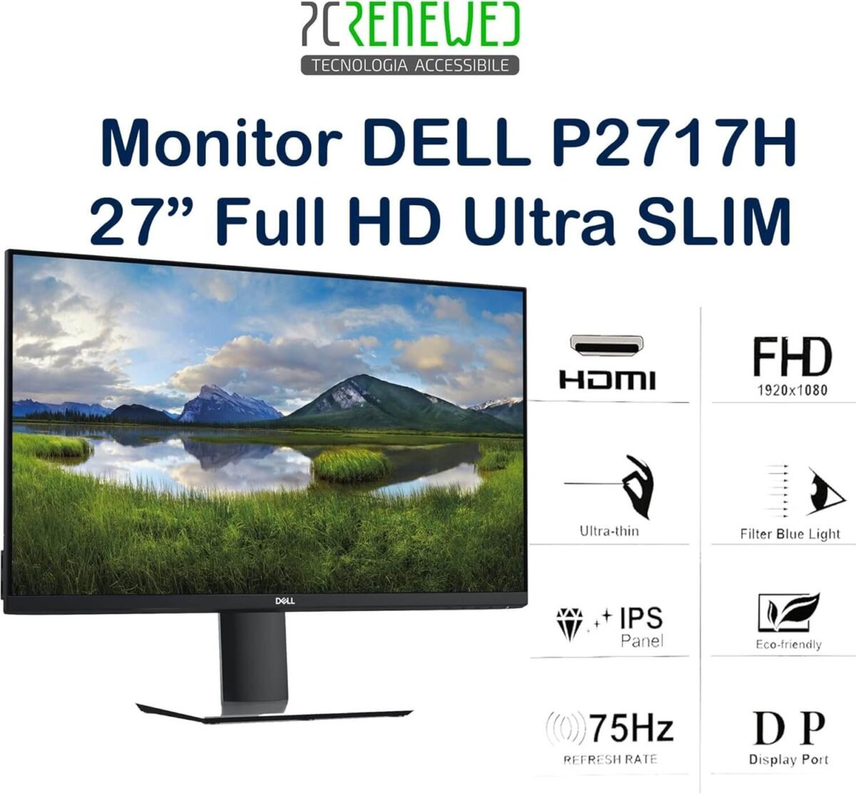 Postazione completa dell7050 i7 32gb monitor full hd