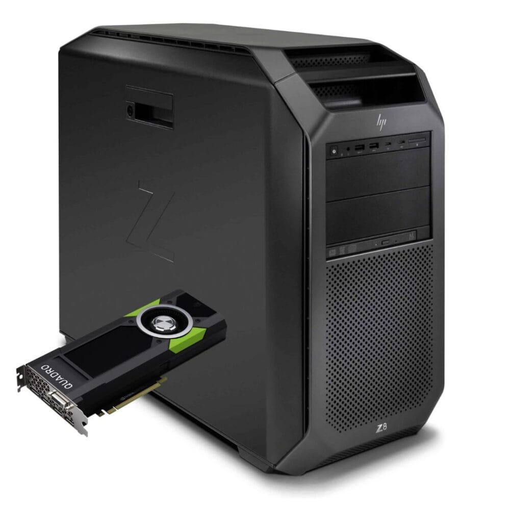 HP Z8 G4 Workstation con scheda grafica p5000