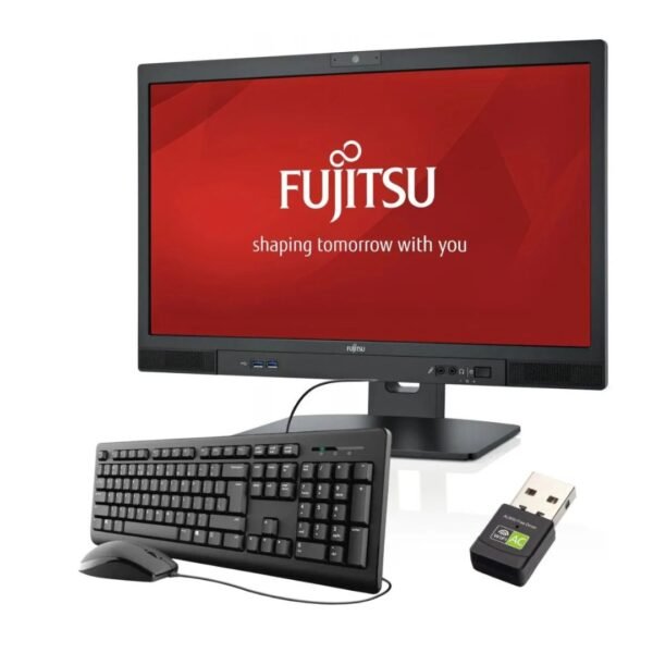 PC All-In-One FUJITSU ESPRIMO K558, con tastiera e mouse cablati e Wifi Key