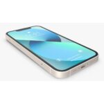 Apple iPhone 13 Mini 128GB, pogiato su di un piano in maniera orizzontale